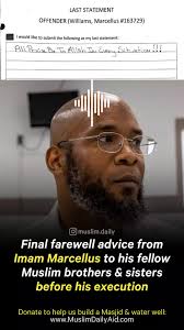 Imam Khalifah Williams Heartfelt Farewell Advice to Muslim Brothers &  Sisters