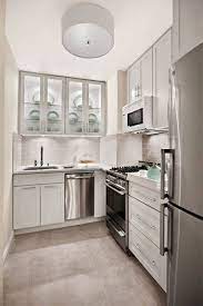 Save space with a sliding door. Modern Kitchen Cabinet Design For Small Space