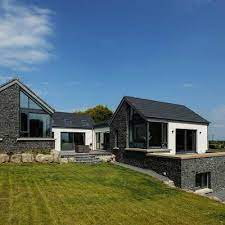 Icf Build In County Roscommon House Cladding House Designs Ireland Farmhouse Style House
