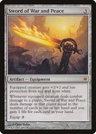 It aired on june 20, 2011. Sword Of War And Peace New Phyrexia Magic The Gathering The Gathering Online Gaming Store For Cards Miniatures Singles Packs Booster Boxes