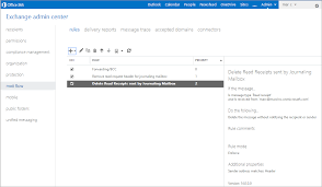 On the file menu, select options > mail. Configure Delete Read Receipts Rule For Internal Emails Sent By The Journaling Mailbox