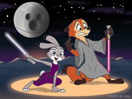 Jedi Hopps By Tim Kangaroo Disney Star Wars Zootopia Judy Hopps Zootopia