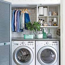 Use in your garage, laundry room or even for your commercial spaces. Small Space Organizing Tips Laundry Closet Small Laundry Rooms Laundry Room Makeover