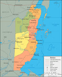Belize Political Map Map Of Belize Belize Satellite Image
