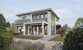 weberhaus energy efficient self build home with white plaster facade and in house power generation system mit bildern weber haus musterhaus intelligentes haus