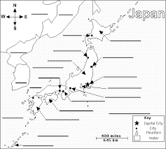 Detailed maps of japan in good resolution. Japan Label Me Printout Enchantedlearning Com