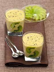Mousse De Kiwi A La Vanille Un Petit Dessert Leger Et Agreable A Servir Bien Frais Recette Mousse De Kiwi Recettes De Cuisine Dessert Leger