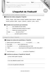 Apprendre conjugaison conjugaison cm1 tableau conjugaison conjugaison francais exercices conjugaison exercice ce1 à imprimer exercice ce2 revision ce2 cahier de vacances gratuit. Imparfait De L Indicatif Cm1 Cycle 3 Exercice Evaluation Revision Lecon