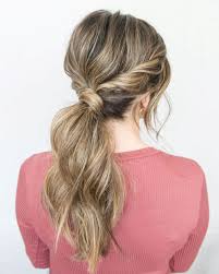 They are quick to do and low maintenance. Ponytail Tutorial Get A Cute Twisted Low Pony Lulus Com Fashion Blog