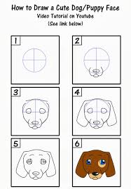 Step by step drawing tutorial on how to draw a labrador face labrador is a dog which belongs to gun type dog. How To Draw A Cute Puppy Face Step By Step Easy Novocom Top