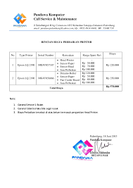 Maybe you would like to learn more about one of these? Pdf Rincian Biaya Service Dejavu The Al Hassan Academia Edu