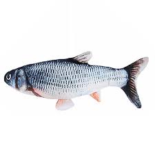 This simulated fish can vibrate on its own like a real fish, and the cat will be more fun when playing and can be easily charged. Electric Moving Fish Cat Toy Realistic Plush Simulation Wagging Fish Cat Kicker Interactive Toys Buy At A Low Prices On Joom E Commerce Platform