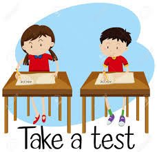 Medical analyzes seamless pattern with thin line icons: Students Are Taking A Test Illustration Royalty Free Cliparts Vectors And Stock Illustration Image 100255609