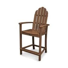 Polywood Classic Adirondack Hdpe Stationary Adirondack Chair S With Slat Seat Seat Add201te Trex Outdoor Furniture Adirondack Chair Bar Chairs