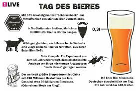 Zum feiertag zu ehren des reinheitsgebots: Tag Des Deutschen Bieres Der Gesellige Tabier