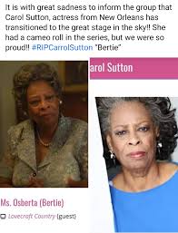 Please do not block ads. Rip Carol Sutton Neworleans