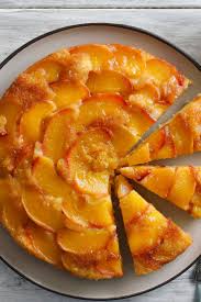 Peaches Shine In This 1988 Recipe Ripe Slices Are Coated With Caramelized Sugar Then A Batter Enhanced With Just A Peach Upside Down Cake Nyt Cooking Recipes