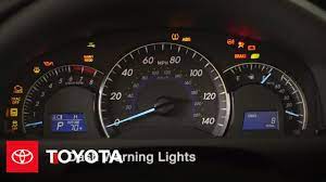 Both the brake light and the light that tells you you have a light out in the rear come on while in park or neutral but not in reverse or drive what causes this ? Toyota Camry Dashboard Symbols And Meanings