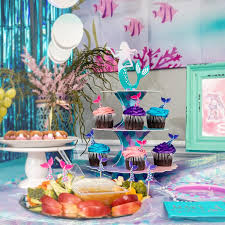 Check spelling or type a new query. Buy Mermaid Cake Stand 3 Tier Mermaid Party Supplies Cupcake Stand Mermaid Party Decortions For Mermaid Theme Party Baby Shower Birthday Party Supplies Online In Indonesia B07tyl3t7g
