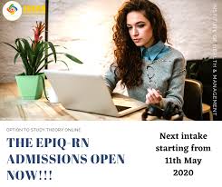 Epiqrn Admissions Open In 2020 Health Management Nursing Courses Rn Programs
