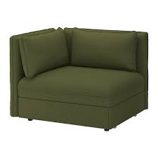 Vallentuna Sleeper Module With Backrests Hillared Light Blue Ikea Vallentuna Ikea Armchair Bed
