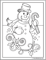 You can print or color them online at getdrawings.com for absolutely free. Christmas Snowman Coloring Sheet Top Hat