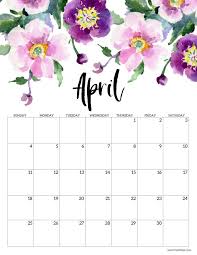 Free Printable 2021 Floral Calendar Paper Trail Design In 2020 Calendar Printables Monthly Calendar Printable Print Calendar