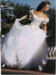 Eve Of Milady 1991 Wedding Dress Complete With Veil Headpiece Train Gloves Fairy Wedding Dress Wedding Dresses Dramatic Wedding Dress
