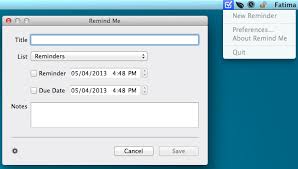 Turn vibration on and off. Quickly Add Entries To Reminders App From Mac Menu Bar With Remind Me