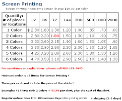 Screen Printing Prices Sale Up To 42 Discounts