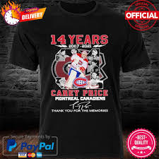 All styles and colours available in the official adidas online store. 14 Years 2007 2021 Carey Price Montreal Canadiens Thank You For The Memories Signatures Shirt Hoodie Sweater Long Sleeve And Tank Top