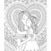 Cute coloring pages for your mom. 1