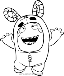 Disegno Di Zee Degli Oddbods Da Stampare E Colorare Coloring Pages Coloring Pages To Print Kids Coloring Books