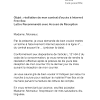 lettre de résiliation la rédaction d'une lettre de résiliation sera nécessaire si vous souhaitez mettre un terme à un contrat d'assurance ou à un abonnement téléphonique. 1