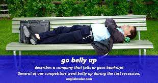 English Business Idiom Go Belly Up Learnenglish Vocabulary Englishvocabulary Businessenglish Businessvocabulary Idioms English Vocabulary Learn English