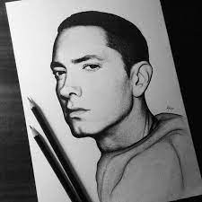 Pin By Diane Williams On I Love Eminem Eminem Drawing Rapper Art Hip Hop Artwork