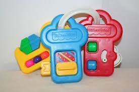 Vintage Fisher Price Activity Keys Baby Rattle Euc 13 52 Picclick