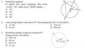 1 diberikan suku banyak f(x) = 3x3 + 2x − 10. Latihan Soal Lingkaran Matematika