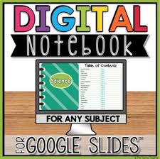 Digital Notebook In Google Slides For Any Subject Distance Learning In 2020 Techie Teacher Digital Notebooks Paperless Classroom