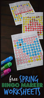 Start by scrolling to the bottom of the post, under the terms of use, and click on the text roll and dot christmas worksheets for preschoolers. Learning Color Words With Spring Do A Dot Printables Freebie