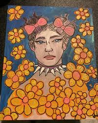 Trying to kill art block. Liked how this turned out today!!! Marker with  colored pencils