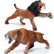 Amazon.com: Momoplay Ancient Creatures Animal Model Figures, Saber-Toothed  Tigers Animals Playset, Educational Props Party Favors Cake Toppers  Decoration Toys for 5 6 7 8 Years Old Kid Toddlers : Toys & Games