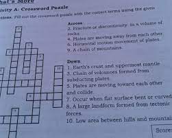 Solve the vocabulary crossword puzzles for: What S Moreactivity A Crossword Puzzledirection Fill Out The Crossword Puzzle With The Correct Terms Brainly Ph