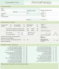 Fht Consultation Forms Aromatherapy Aromatherapy Holistic Therapies Aromatherapy Treatment