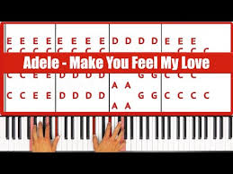 Because of the melodious notes of make you feel my love, combined with suggestive words, the song has been appreciated and covered, with the well known for her talented voice, accompanied by a smoothly accorded free make you feel my love piano sheet music, adele is performing the song. Make You Feel My Love Piano How To Play Adele Make You Feel My Love Piano Tutorial Youtube