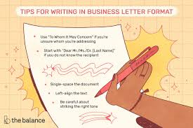 Business Letter Format With Examples