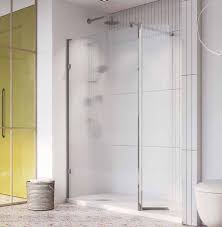 So, what's the secret to busting limescale on your shower screen? Roman 1157mm Liberty Fluted Privacy Glass Wetroom Panel Klcp12fs