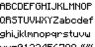 Different computer fonts have names, and you can identify them by their features. Minecraft Font 1 13 Fontstruct