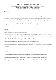 Kertas kerjaprogram bimbingan awal remaja. Kertas Kerja Kelas Sentuhan Kasih 2017