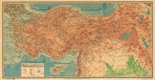 Having had three major empires historically in the roman, byzantine and ottoman empires, turkey has a long history which vouches for great excursions. Turkiye Cumhuriyeti Haritasi Map Of The Republic Of Turkey Geographicus Rare Antique Maps